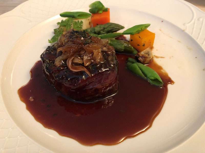 The Aberdeen Angus fillet steak