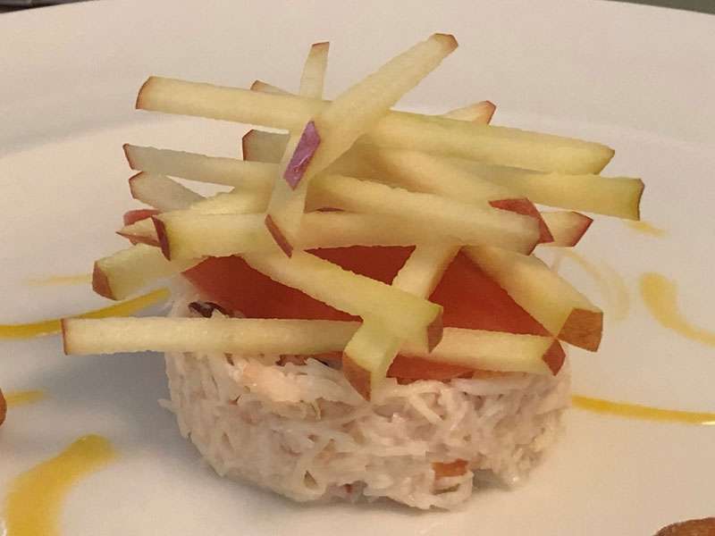 White crab starter