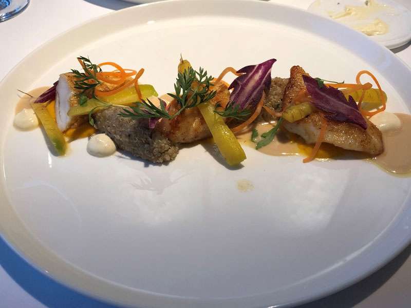 The fillet of Newhaven John Dory main course The fillet of Newhaven John Dory main course
