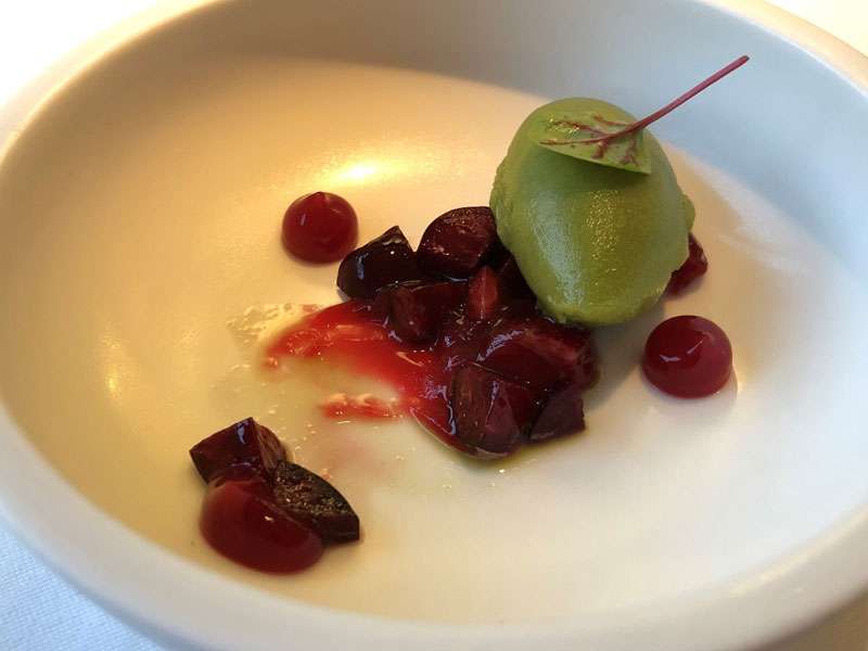 The mouth cleanser pre-dessert The mouth cleanser pre-dessert