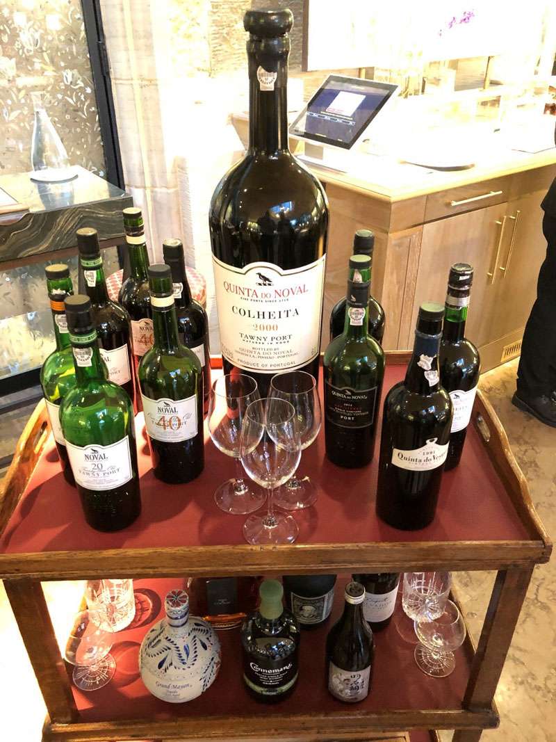The selection of ports and digestifs The selection of ports and digestifs
