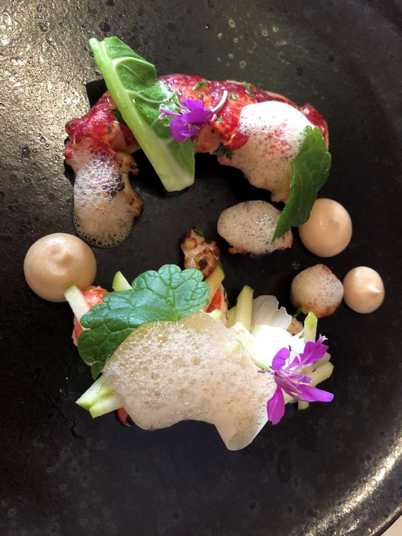 The Cornish lobster starter