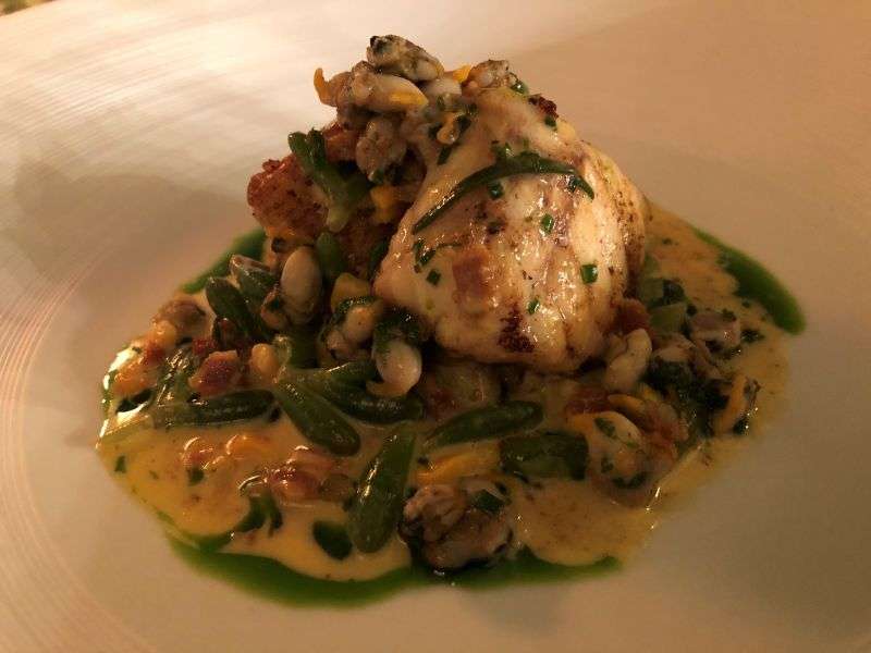 The monkfish main course