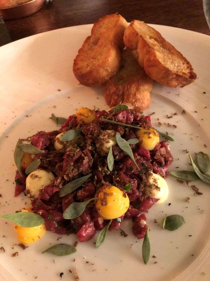 Beef tartare starter
