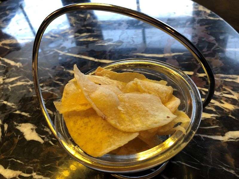 Homemade salt and vinegar crisps