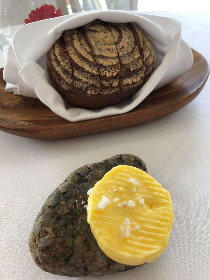 Sourdough bread and butter The Gastronome Restaurant Reviews - The Atlantic Hotel, Jersey