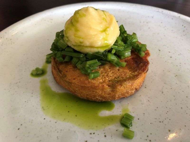 Chorizo crumpet