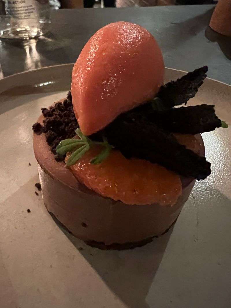 Dessert of 55% chocolate delice Dessert of 55% chocolate delice