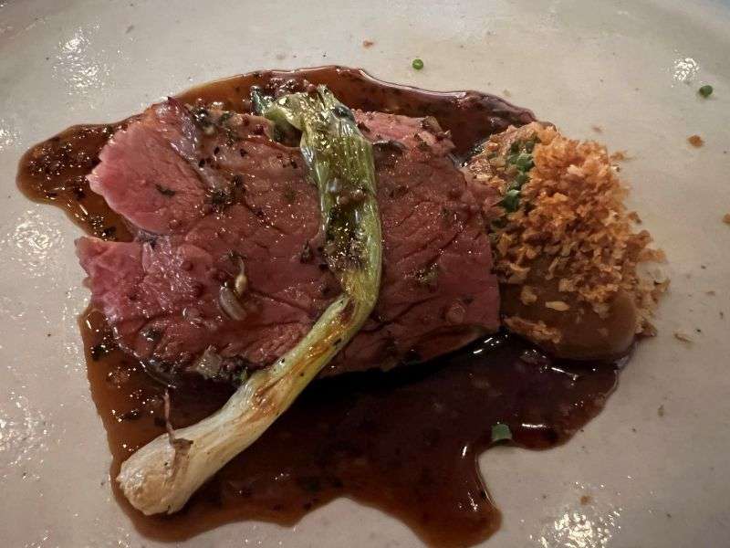 Wiltshire lamb with onion