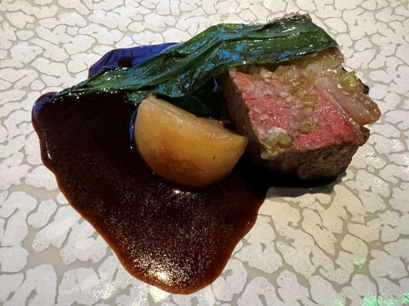 Slow-cooked Cumbrian lamb loin Slow-cooked Cumbrian lamb loin
