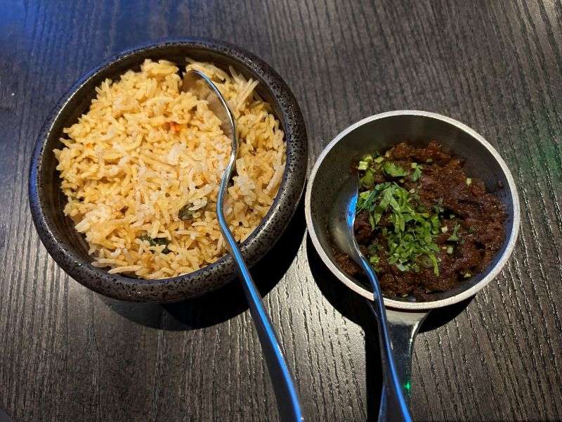 Rice and slow braised lamb shoulder Rice and slow braised lamb shoulder
