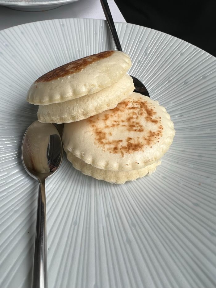The Bao “bun” for the Xian lamb burger The Bao “bun” for the Xian lamb burger