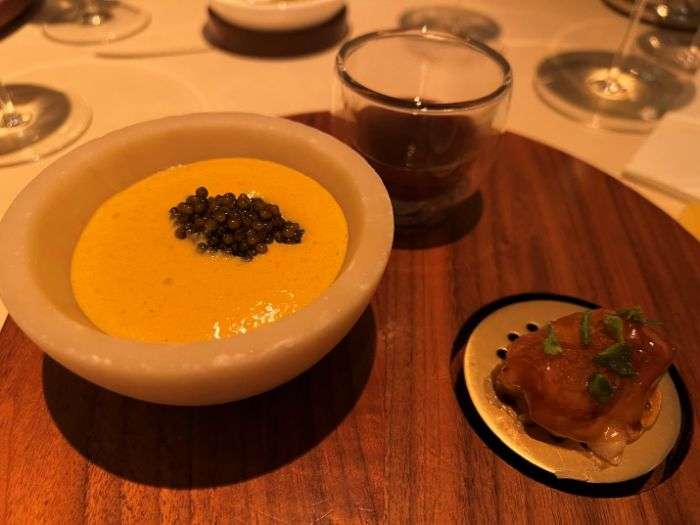 Steamed Portland crab, served three ways Steamed Portland crab, served three ways