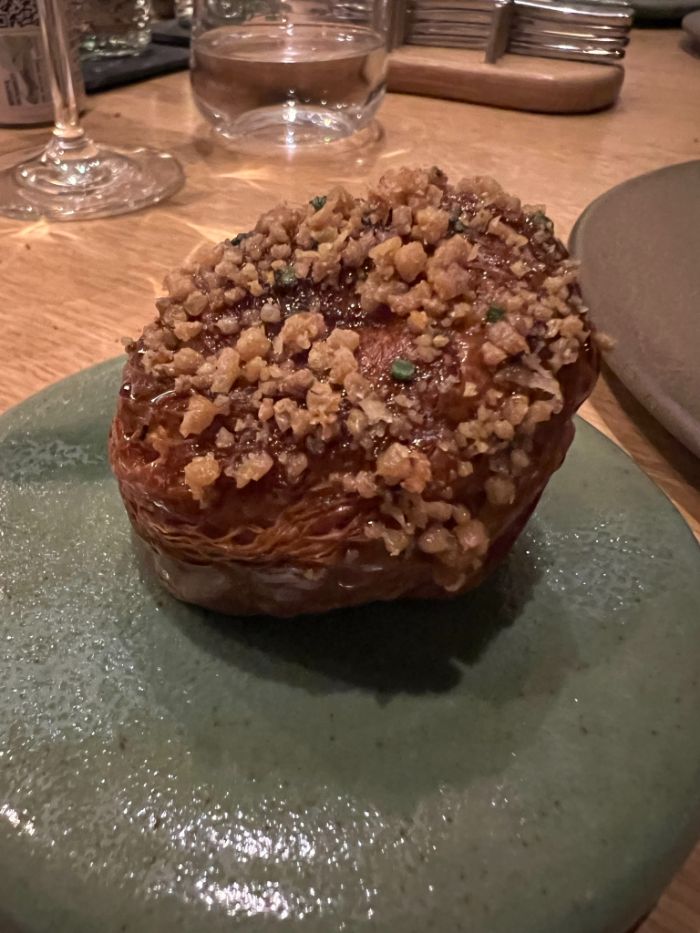 A venison “cruffin” A venison “cruffin”