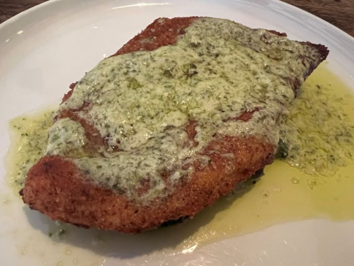 Breadcrumbed free-range chicken breast