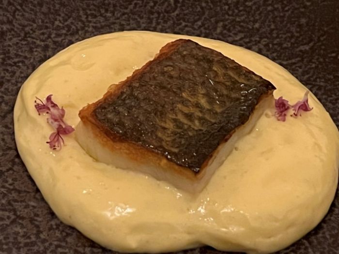 Tasting menu wild sea bass