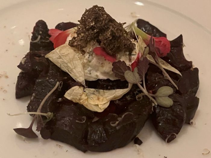 Gala Dinner aged beetroot