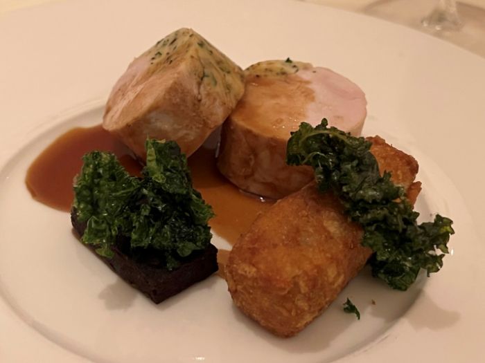 Gala Dinner truffled Wiltshire chicken