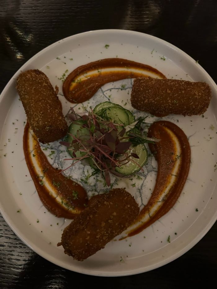 Chettinad chicken croquettes