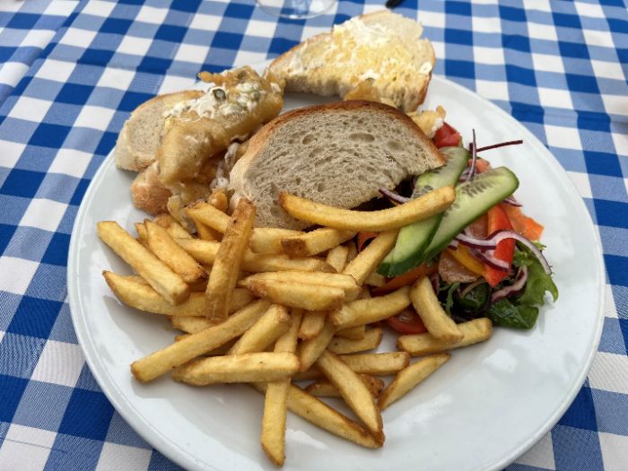 Lunch menu Sammy’s Ale Battered Brixham Fish Fingers Lunch menu Sammy’s Ale Battered Brixham Fish Fingers