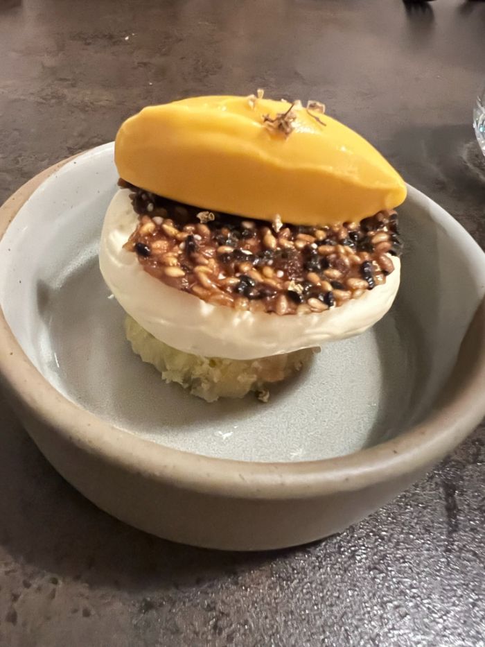 Caramelised white chocolate