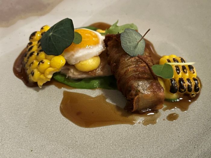 Roasted quail breast
