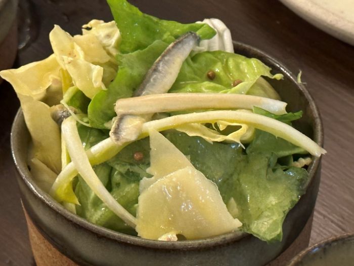 Side dish of Caesar salad Side dish of Caesar salad