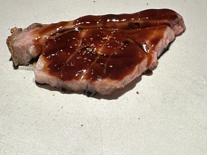 Barbecued Ryeland sheep neck Barbecued Ryeland sheep neck