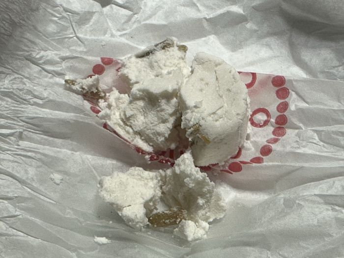 The polvoron was very crumbly The polvoron was very crumbly