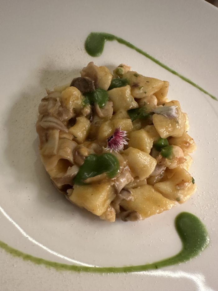 First course potato gnocchi