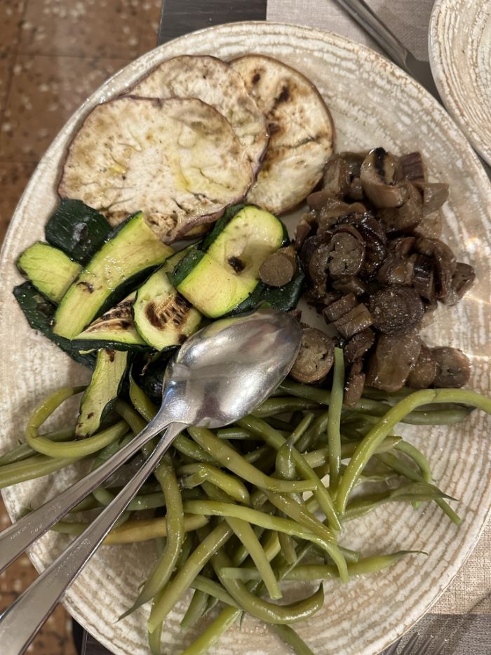 Side order of fresh vegetables