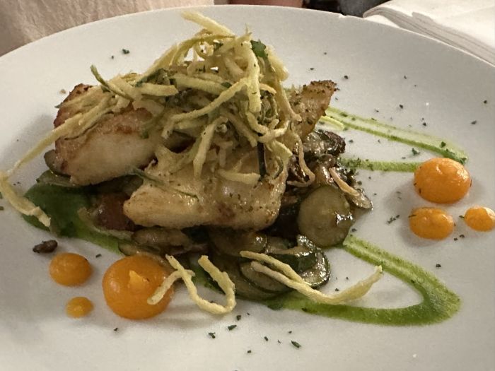 Fillet of John Dory with zucchini