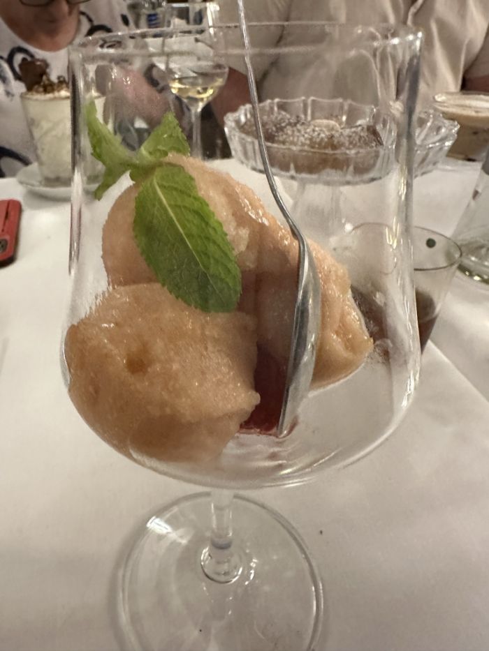 Fruit sorbet