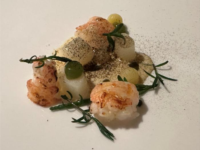 Barbecued langoustine Barbecued langoustine