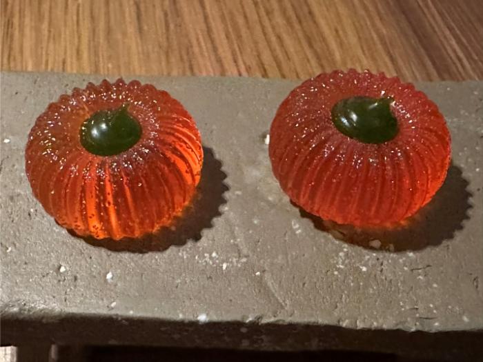Petit fours blood orange pâtes de fruits Petit fours blood orange pâtes de fruits