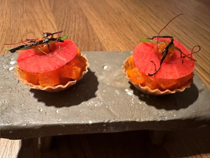 Snack of English trout Snack of English trout