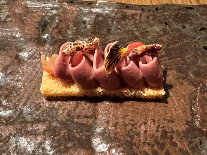 Snack of chicken liver parfait Snack of chicken liver parfait