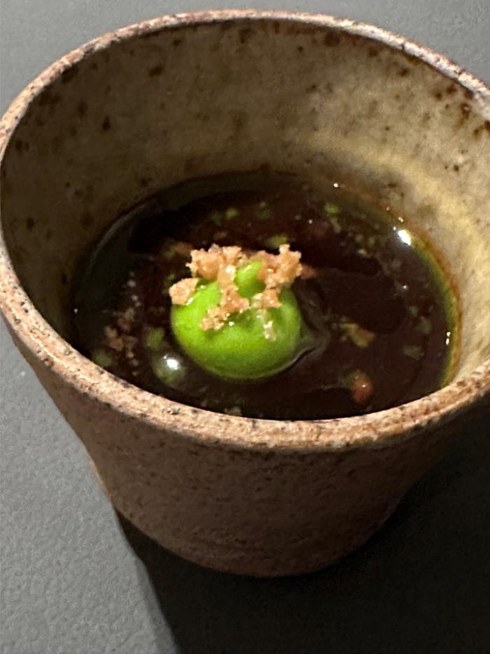 Snack of celeriac chawanmushi Snack of celeriac chawanmushi