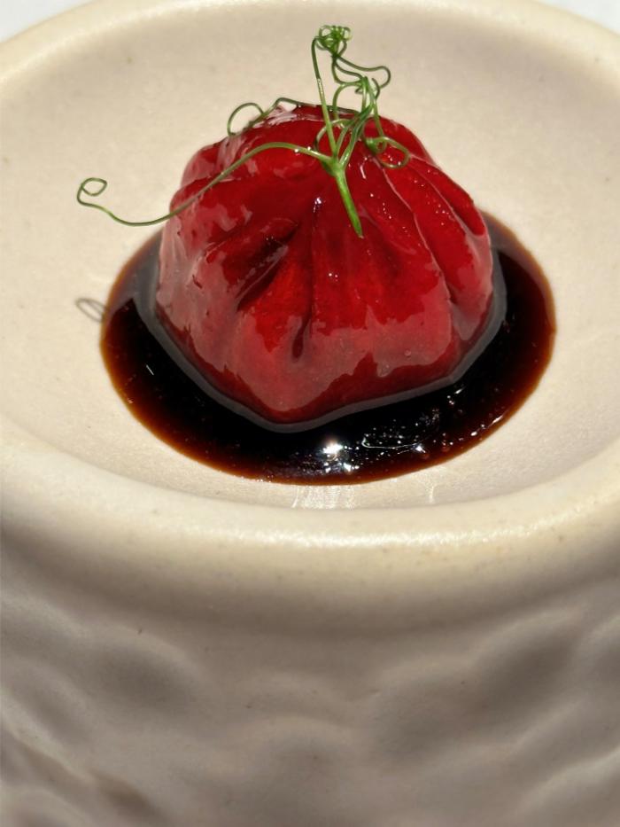 Dumpling to accompany the fillet mignon Dumpling to accompany the fillet mignon