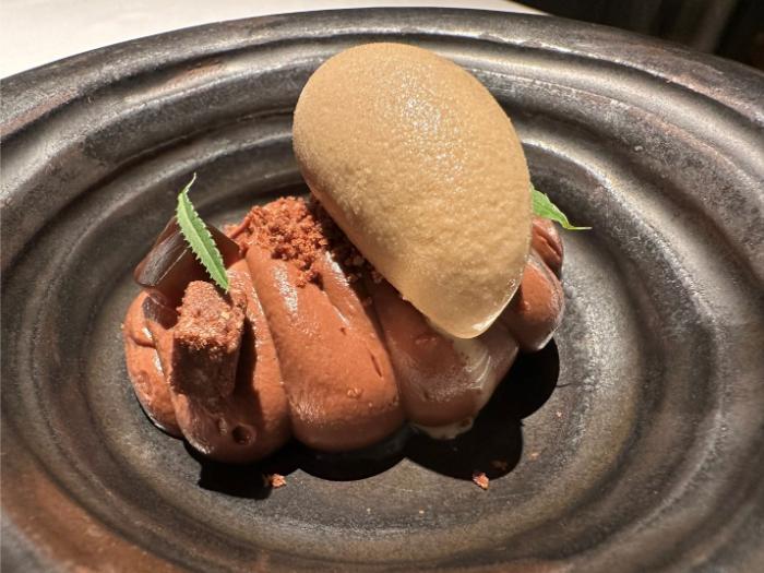 Chocolate, "Agaete" coffee and banana Chocolate, "Agaete" coffee and banana