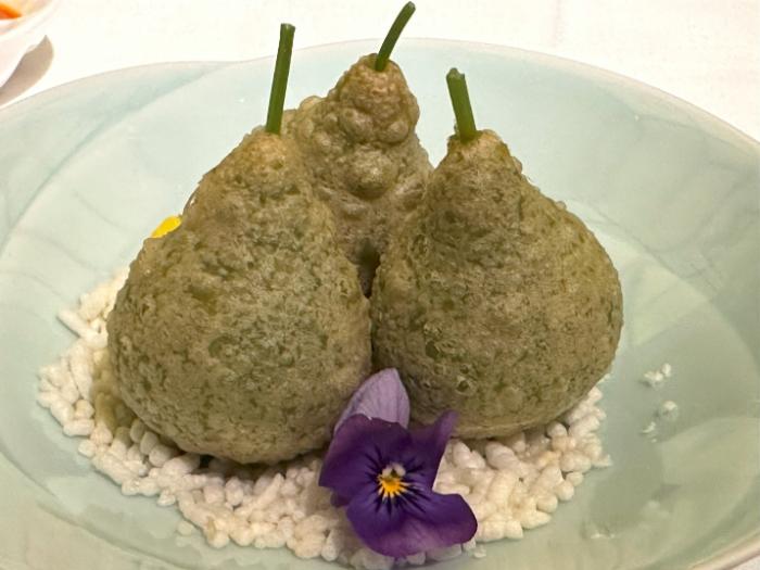 Iberico pork rice puff Iberico pork rice puff