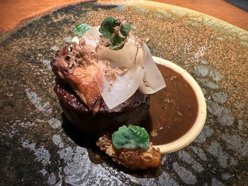 Braised Belted Galloway beef Braised Belted Galloway beef