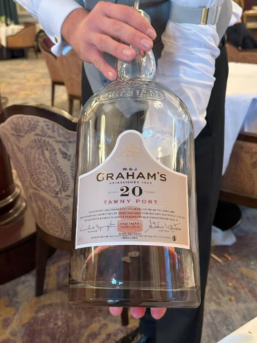 20 year old Graham’s Tawny port