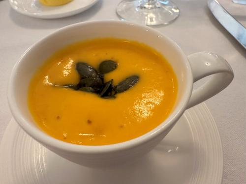Pumpkin soup amuse bouche