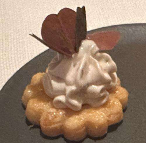 Parmesan sable canape