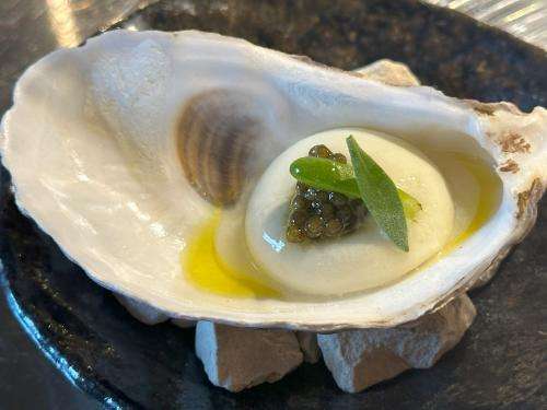 Oyster canape