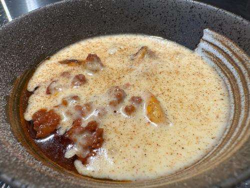 Mussel, black pepper, Iberico