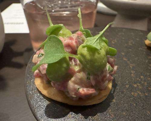 Canape of Herefordshire beef tartare