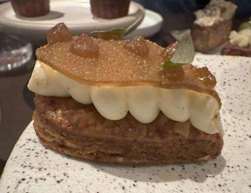 Canape of pecorino sable