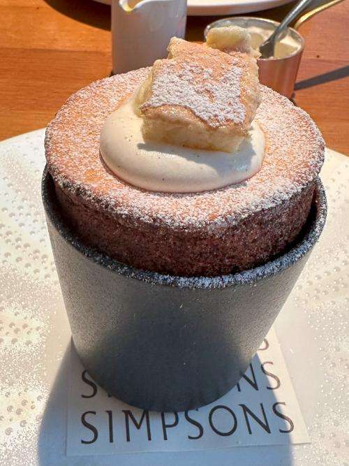 Passion fruit soufflé dessert Passion fruit soufflé dessert